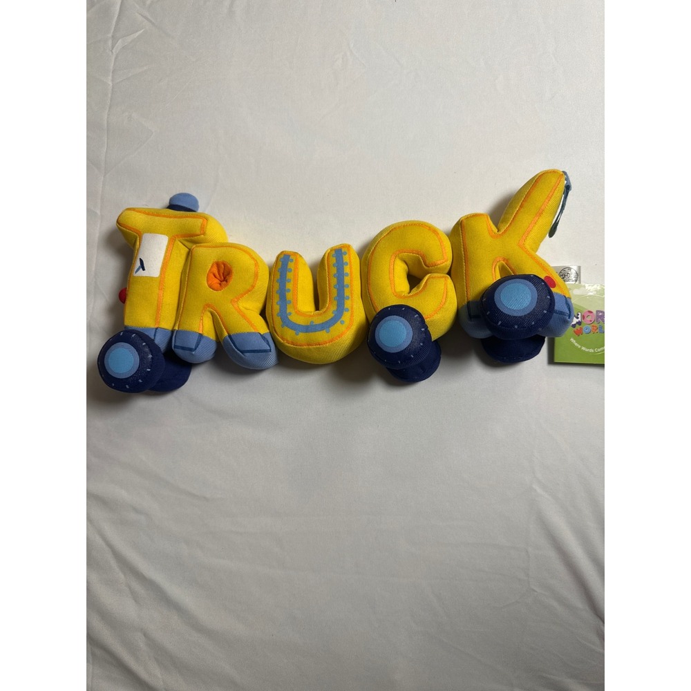 Word World Plush TRUCK WordThings Magnetic Connecting Letters Learning Toy NWT